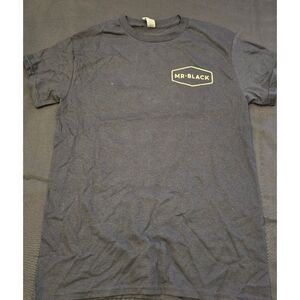 Mr. Black Men's Black Short Sleeve T-Shirt
